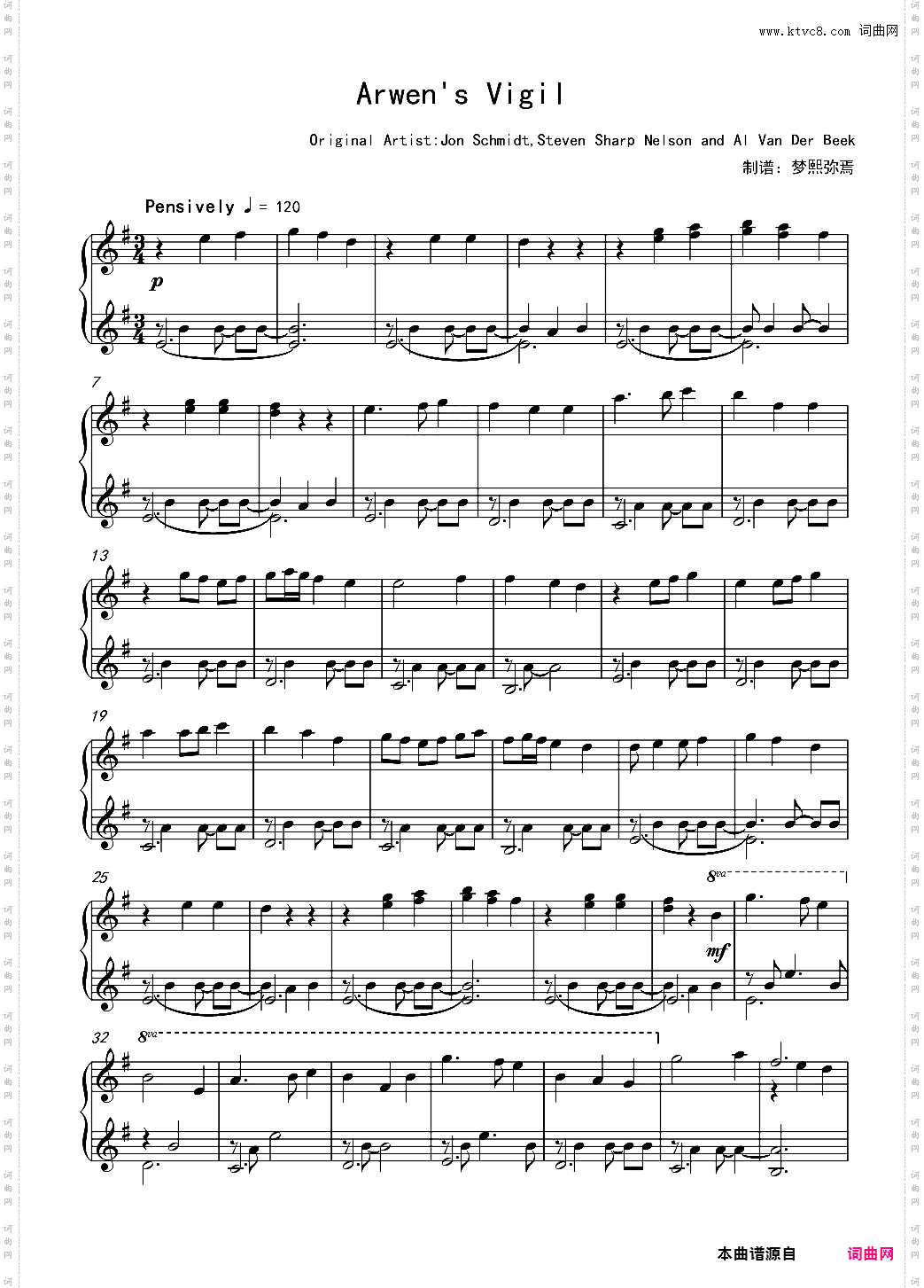 Arwen‘s Vigilpiano ver