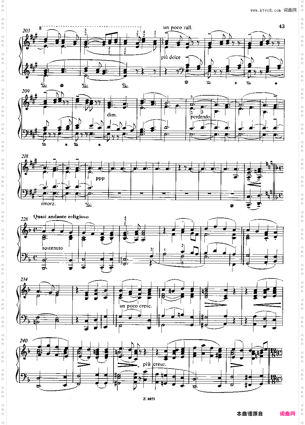 李斯特****S·3选段牧歌 进行曲