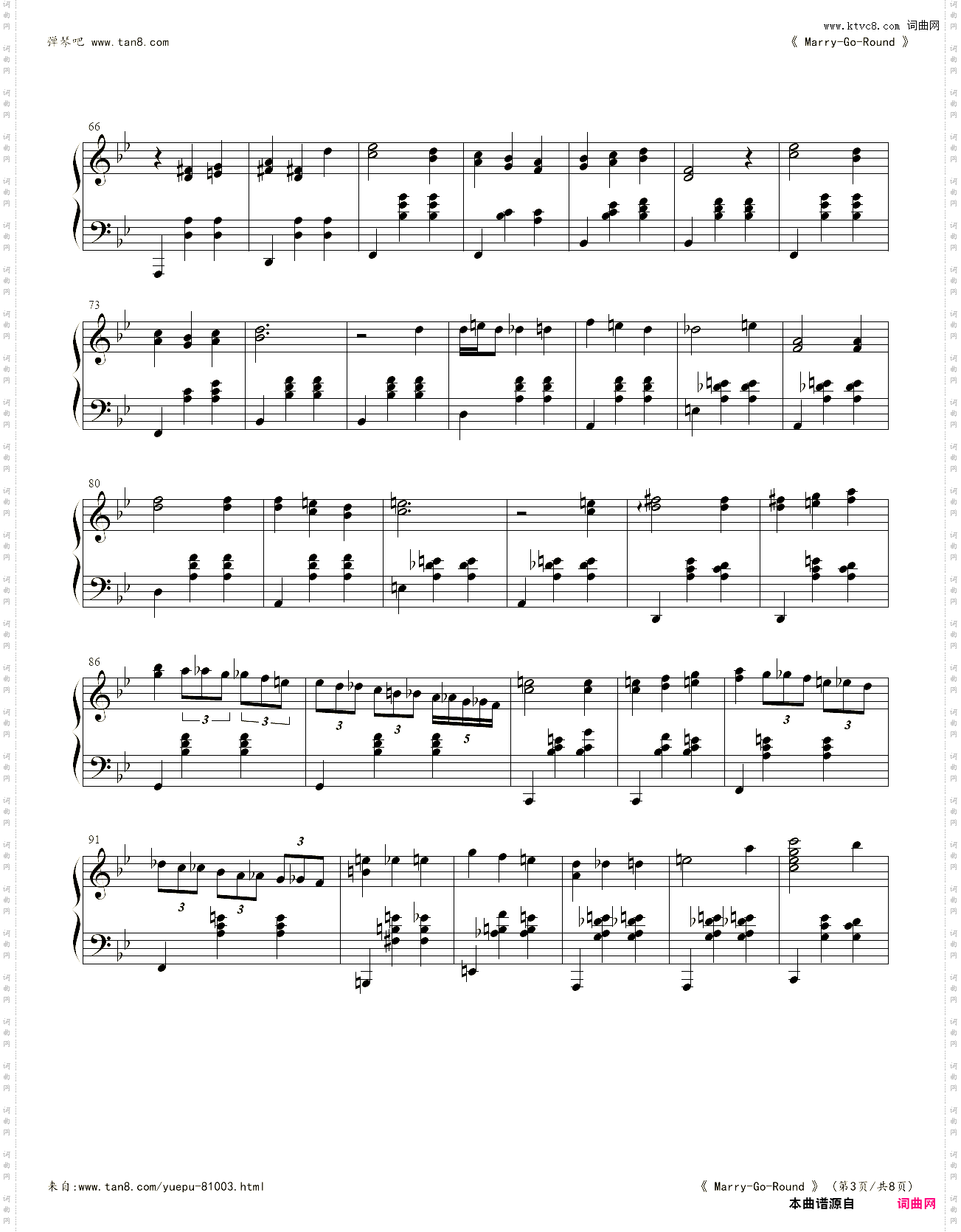 《 Marry-Go-Round 》《人生的旋转木马》原版 - 动画电影《哈尔的移动城堡》主题配乐
