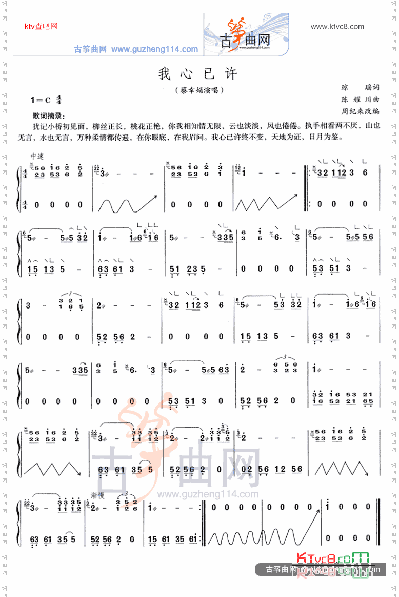 我心已许