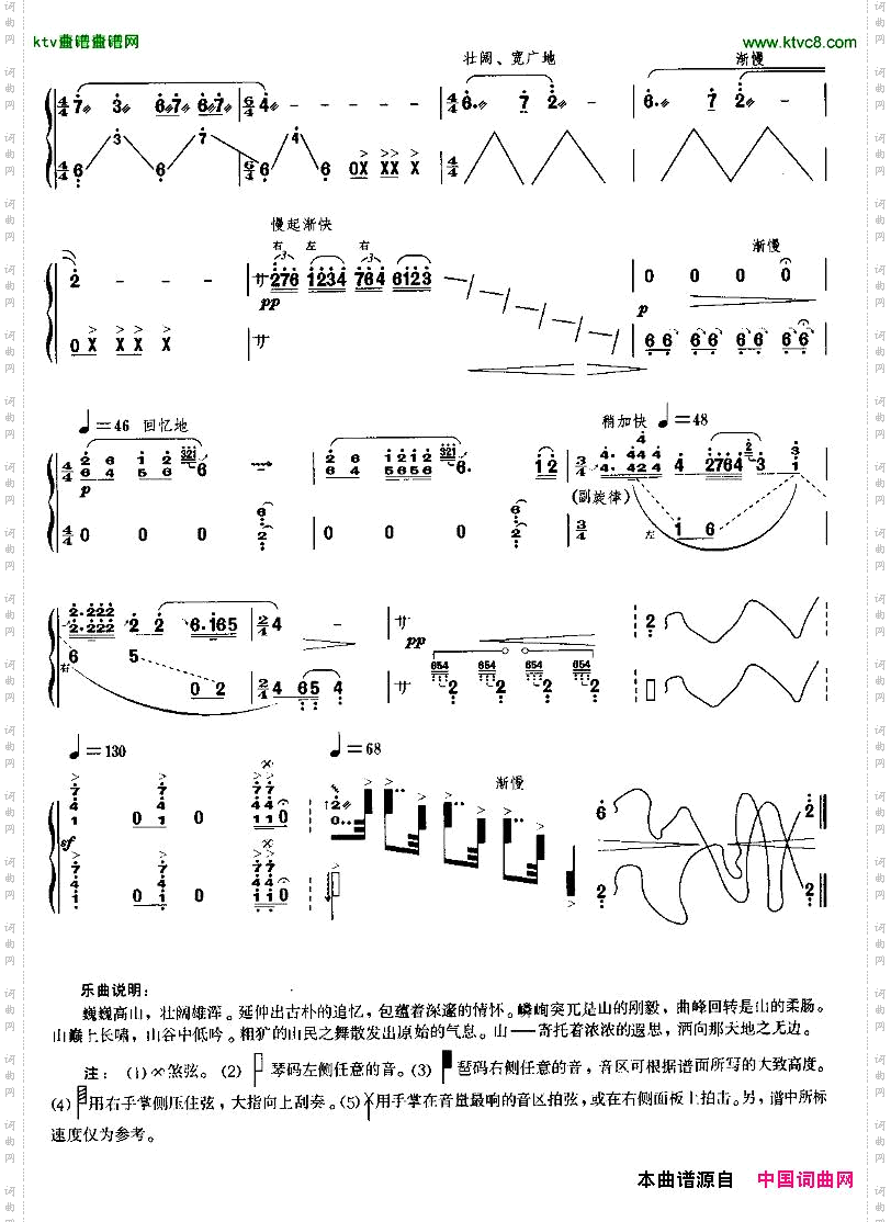 山的遐想
