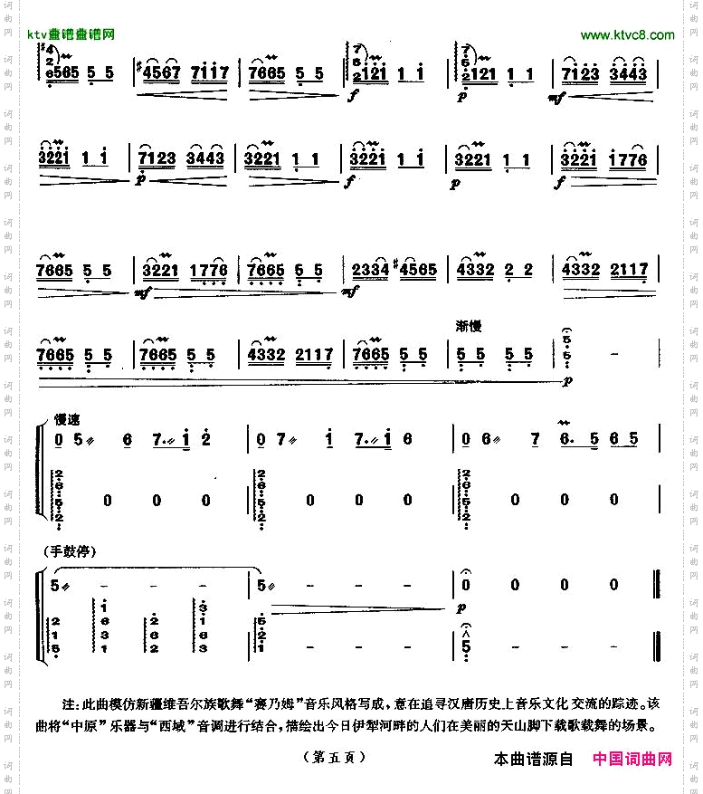 伊犁河畔【上海筝会】考级八级曲目