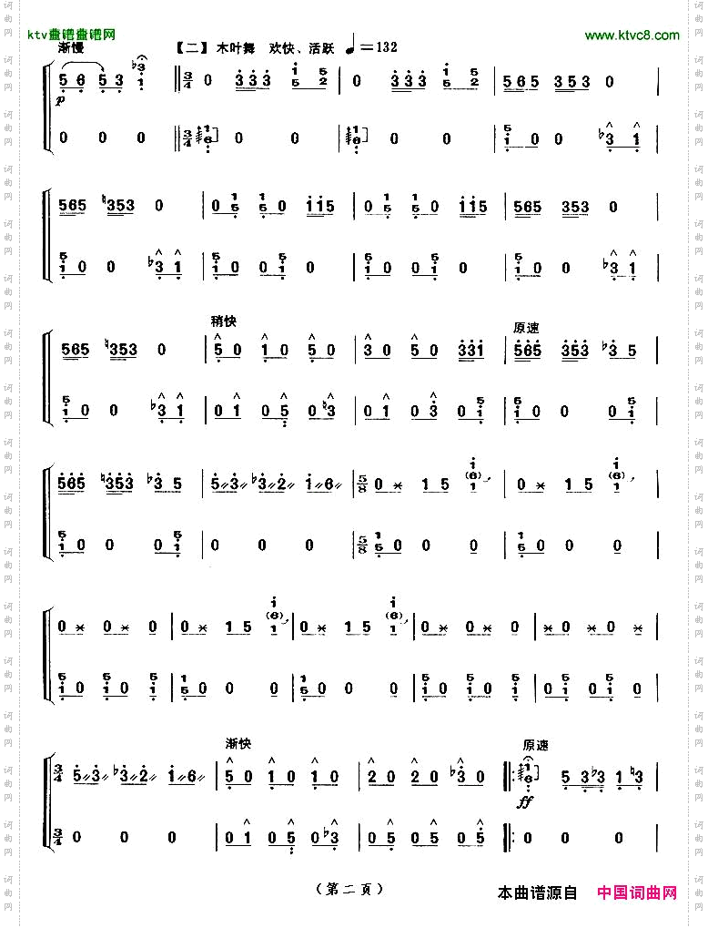 黔中赋【上海筝会】考级九级曲目