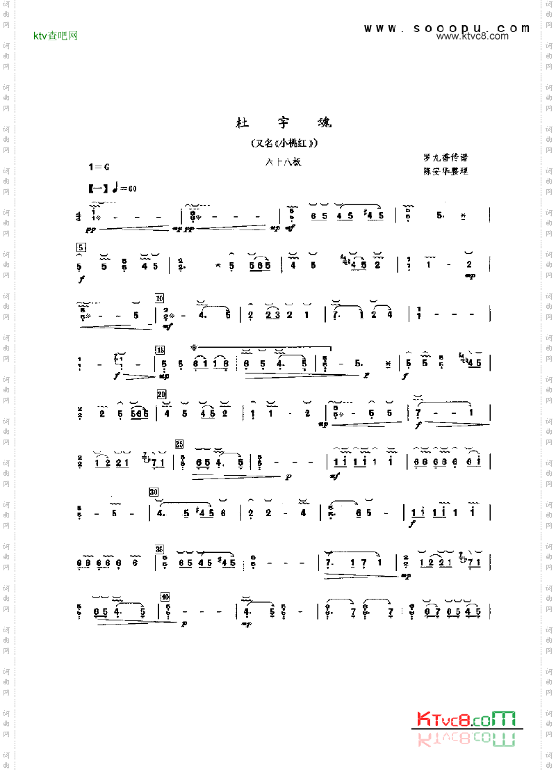 杜宇魂民乐类古筝