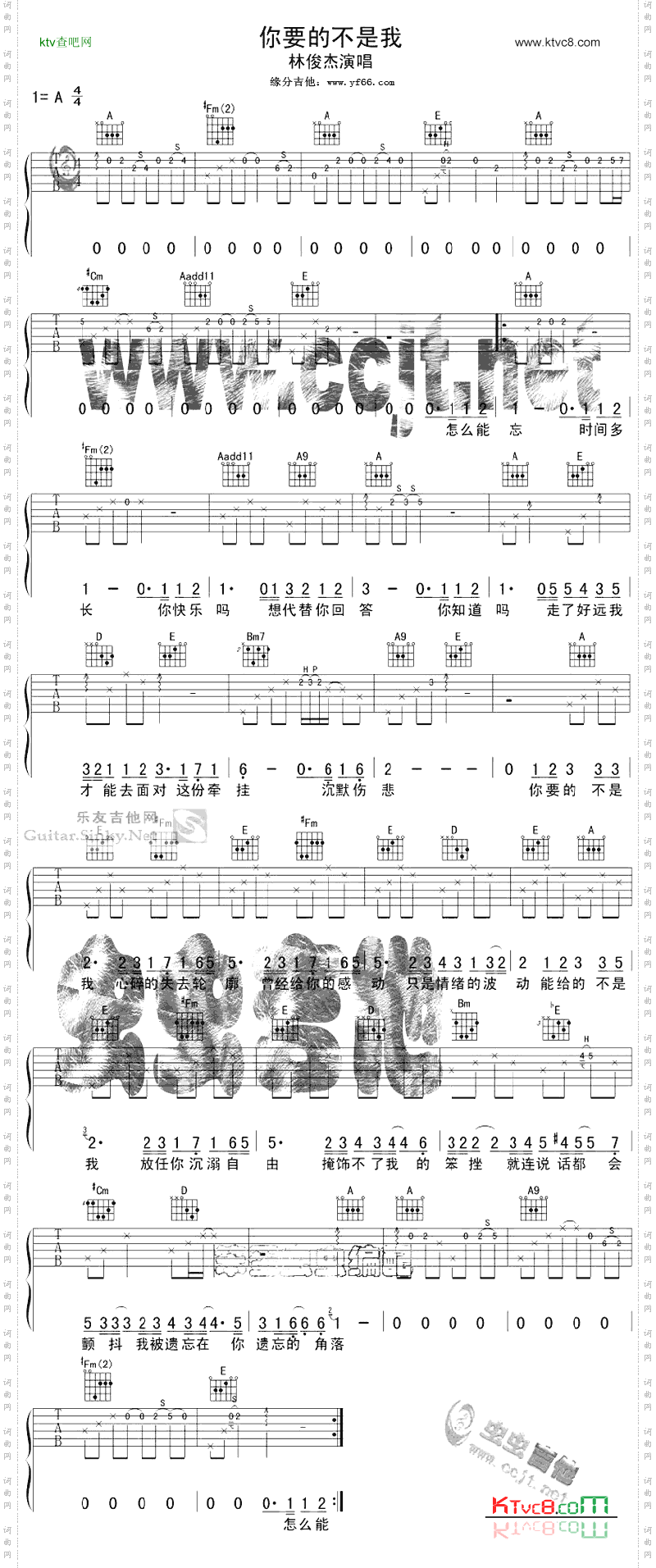 你要的不是我