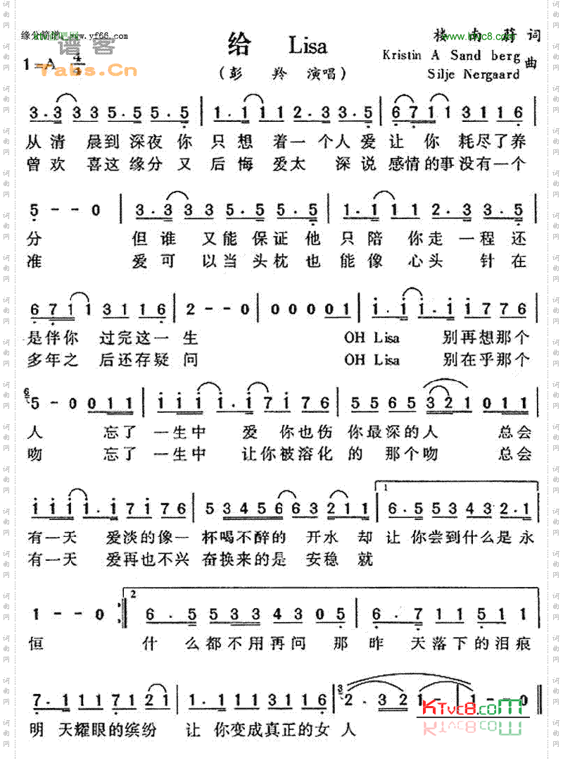 给Lisa