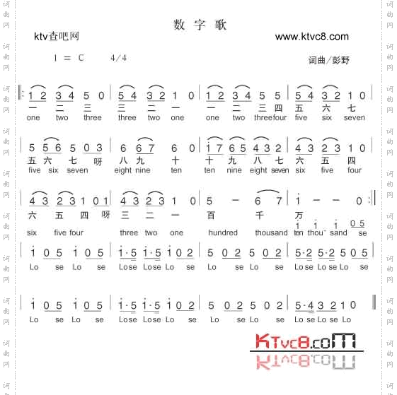 数字歌