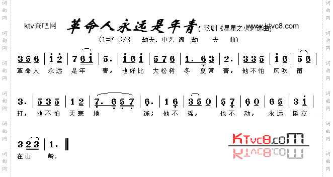 革命人永远是年轻