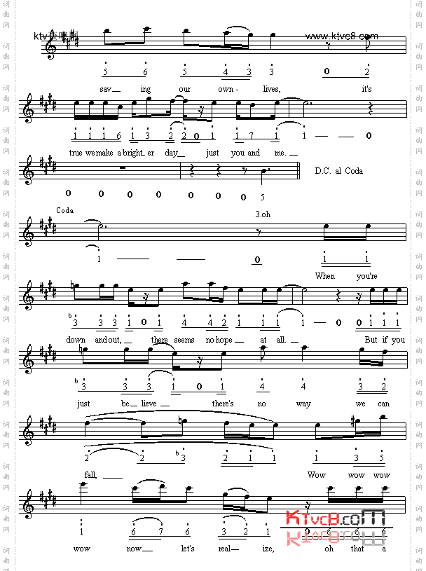 我们是世界_美、英文歌