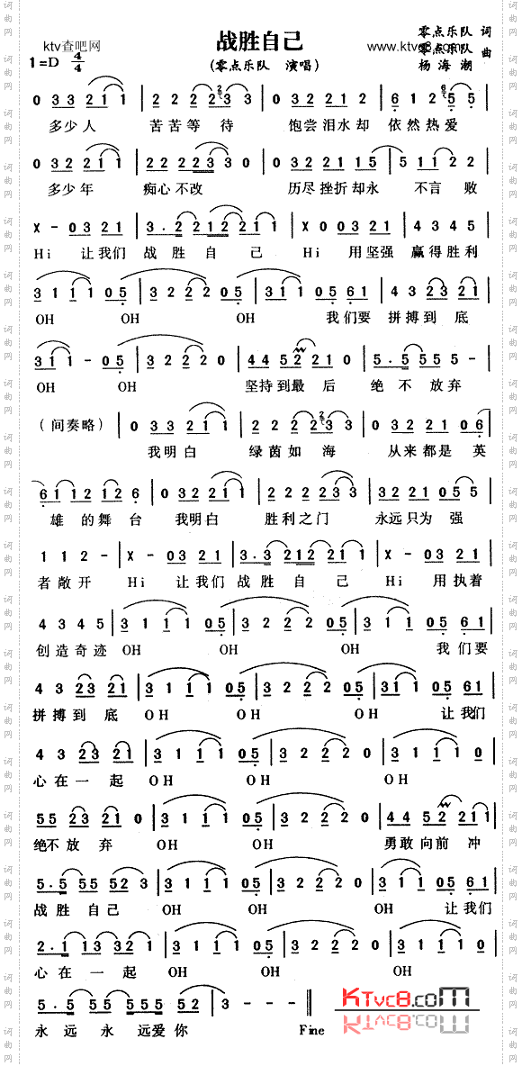 战胜自己