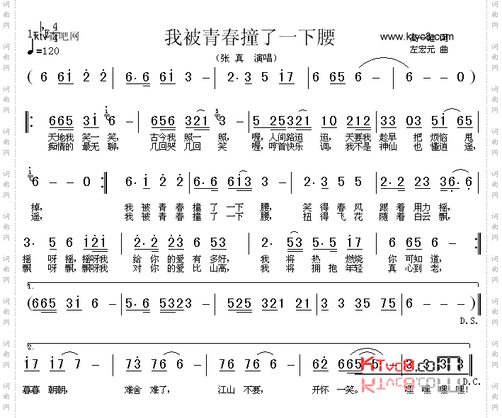 我被青春撞了一下腰