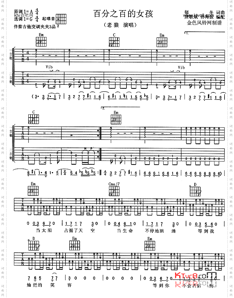 百分之百的女孩