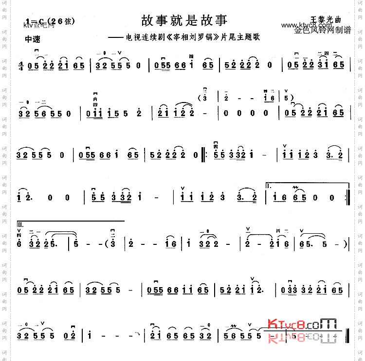故事就是故事(《宰相刘罗锅》片尾主题歌)