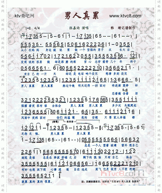 男人真累