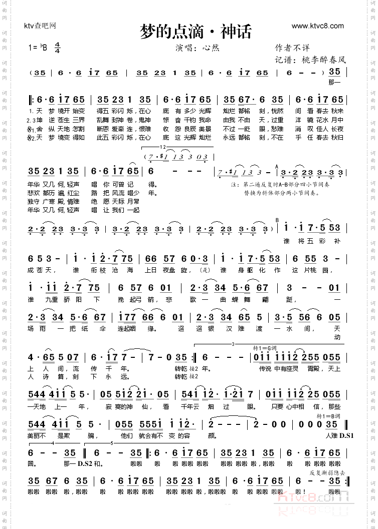 梦的点滴·神话