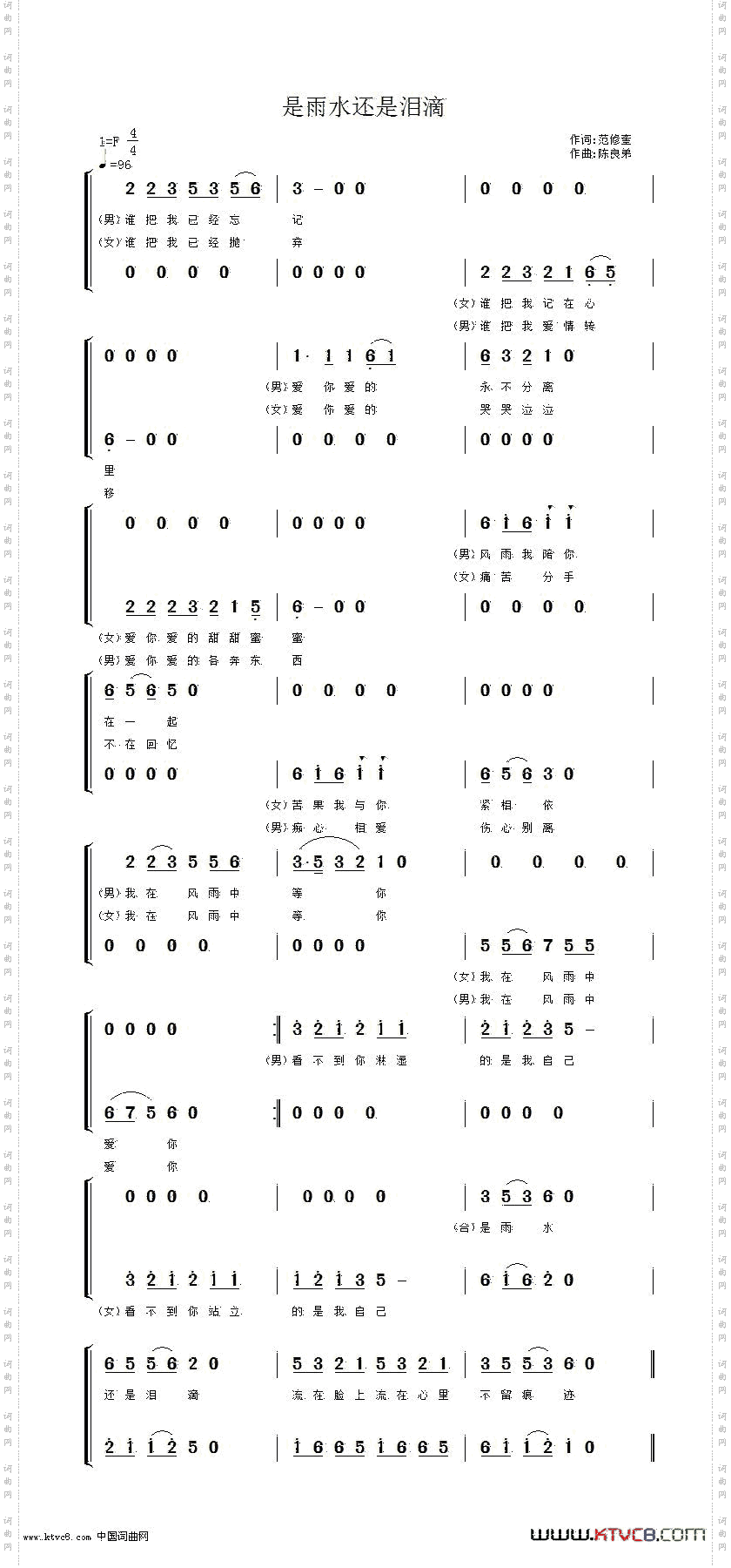是雨水还是泪滴