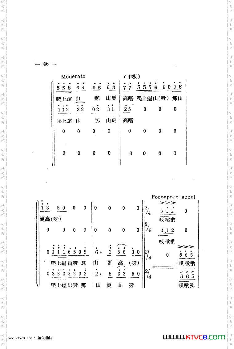 生产大合唱完整本