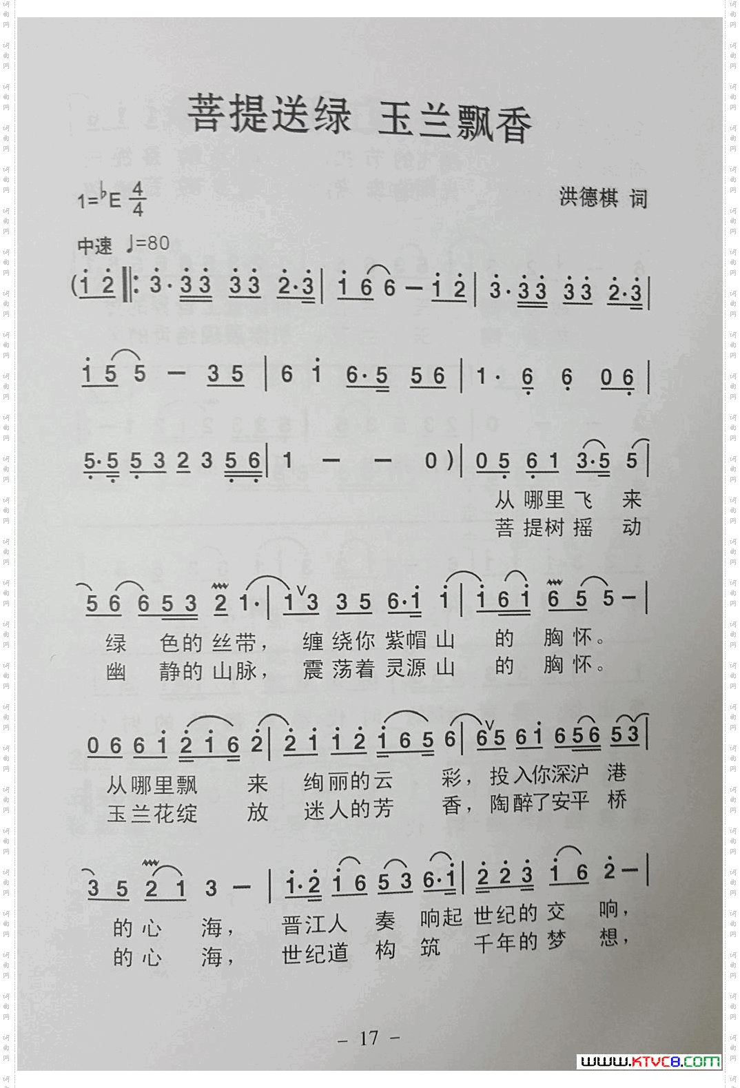  菩提送绿玉兰飘香 