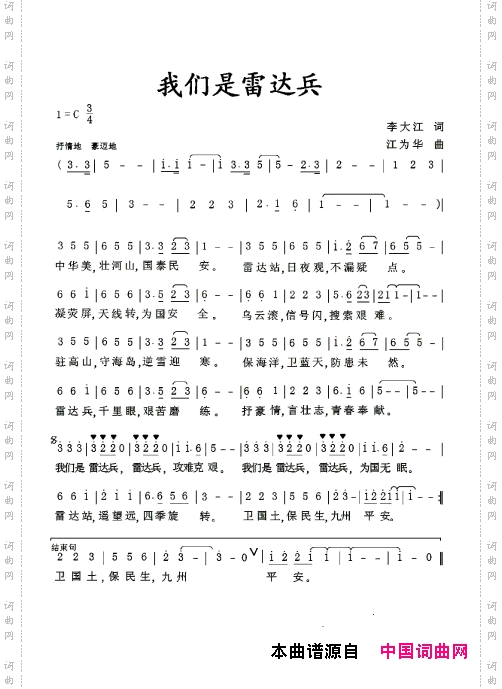 我们是雷达兵【合唱】