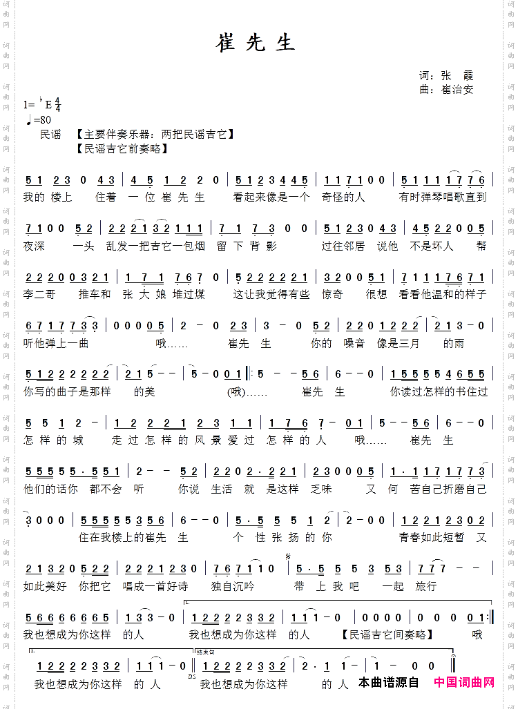 崔先生小样试听作品待签