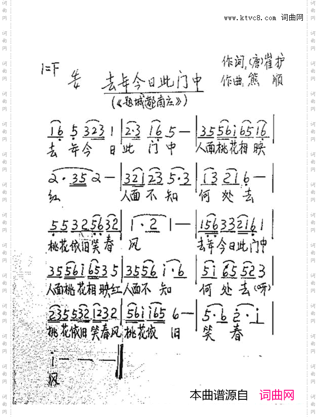 去年今日此门中