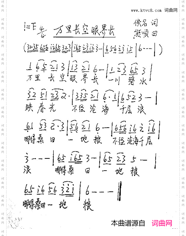 万里长空眼界长