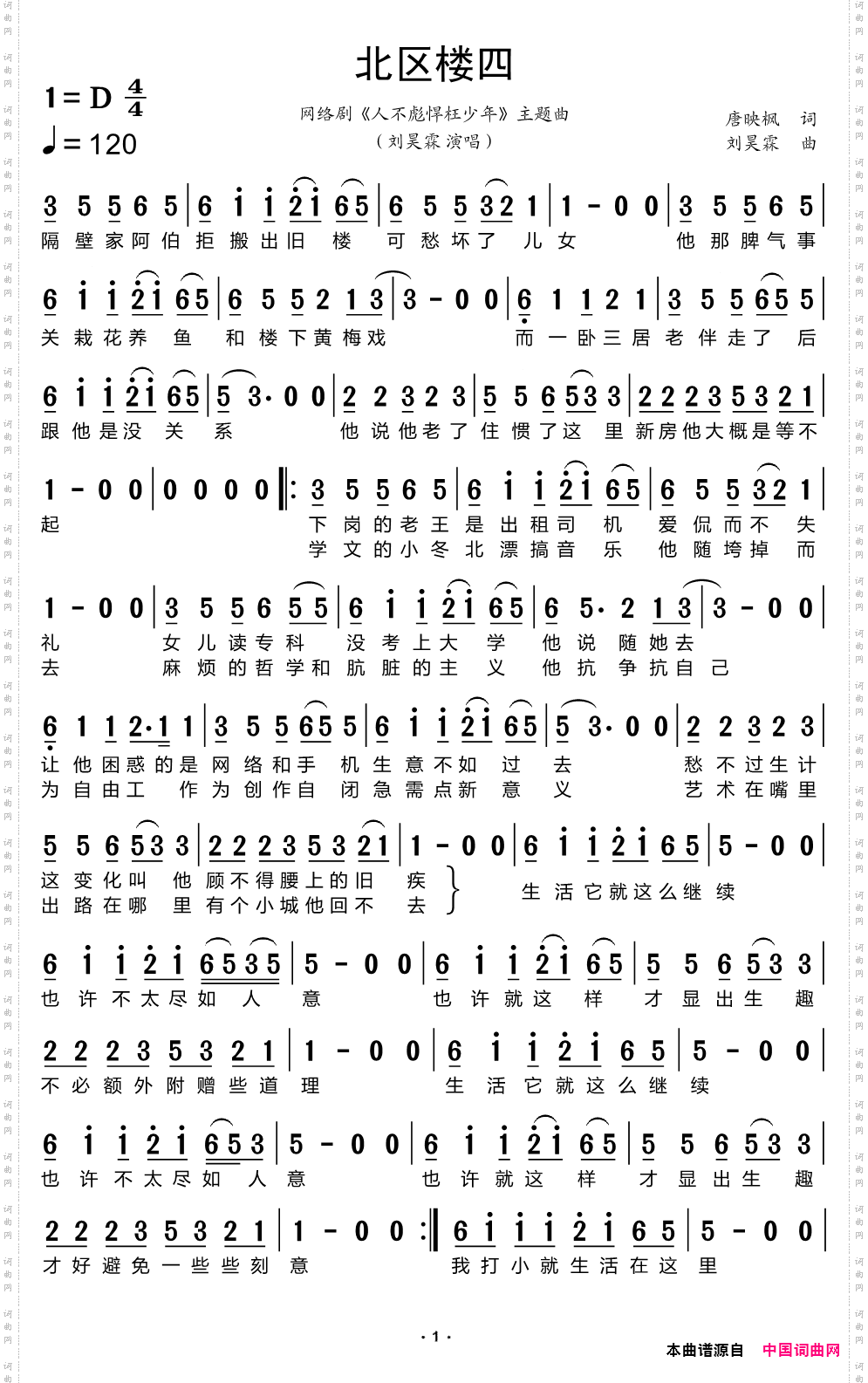 北区楼四_网络剧《人不彪悍枉少年》主题曲