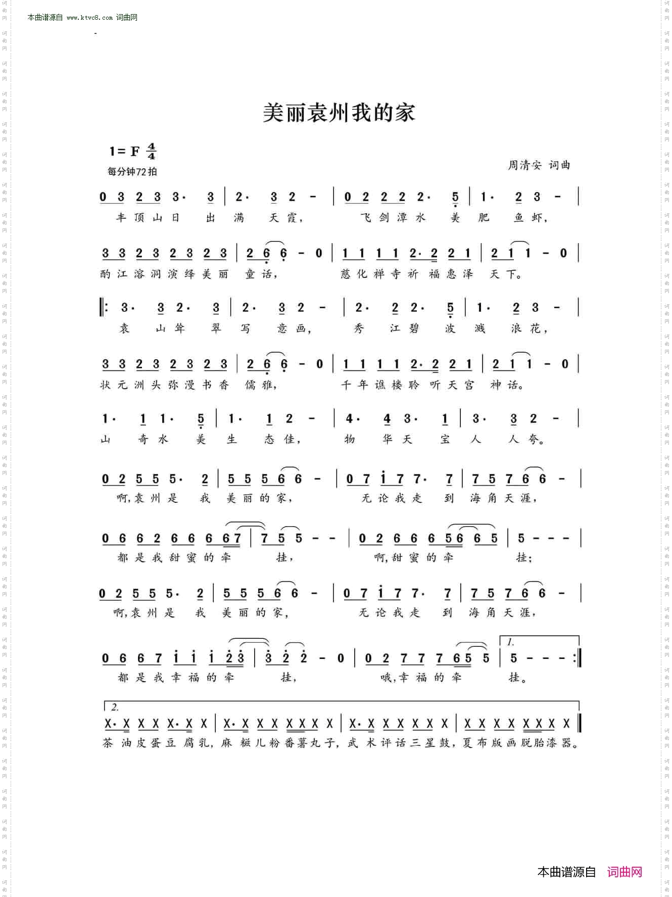 魅力袁州我的家