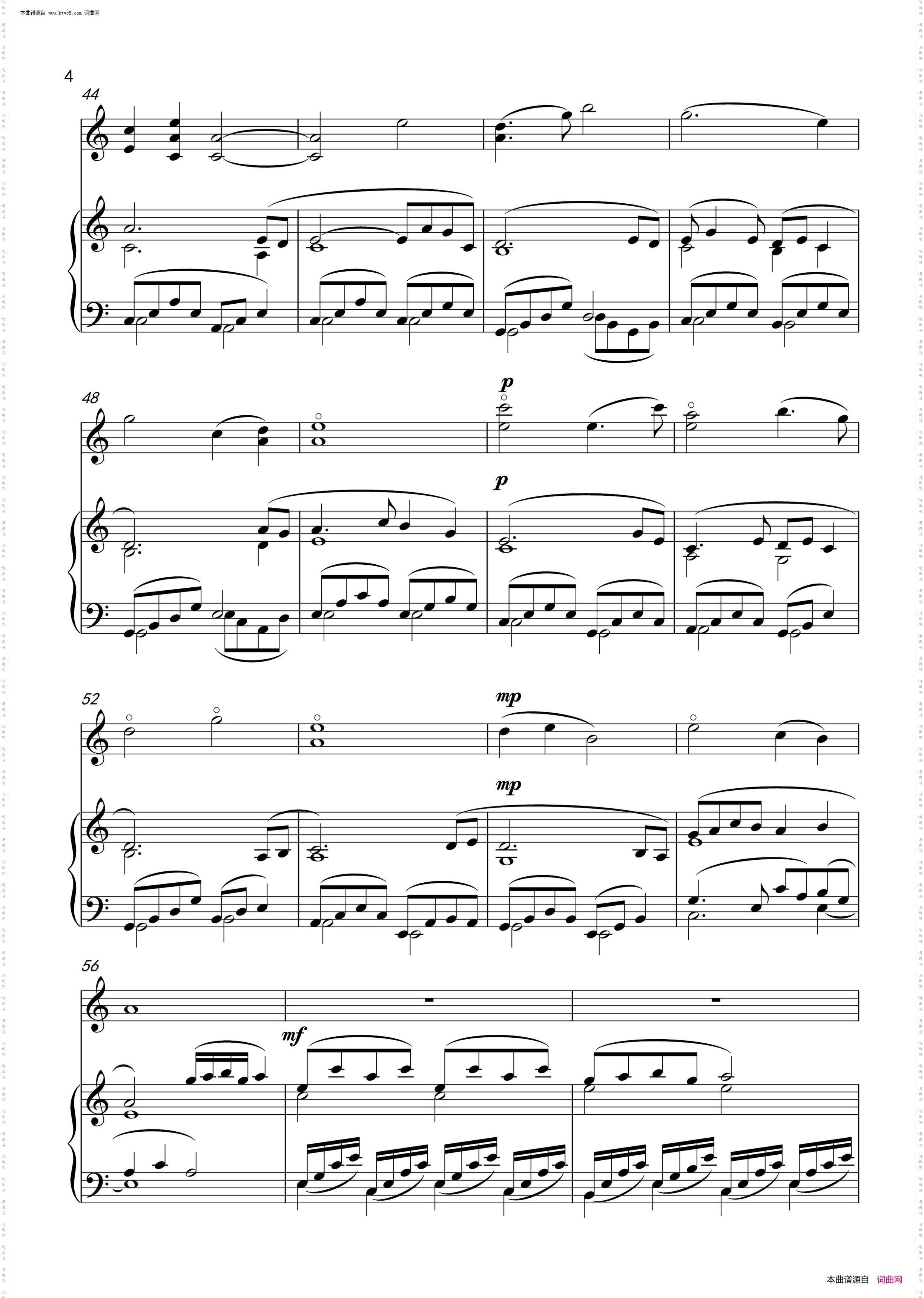 品_ 小提琴与钢琴 