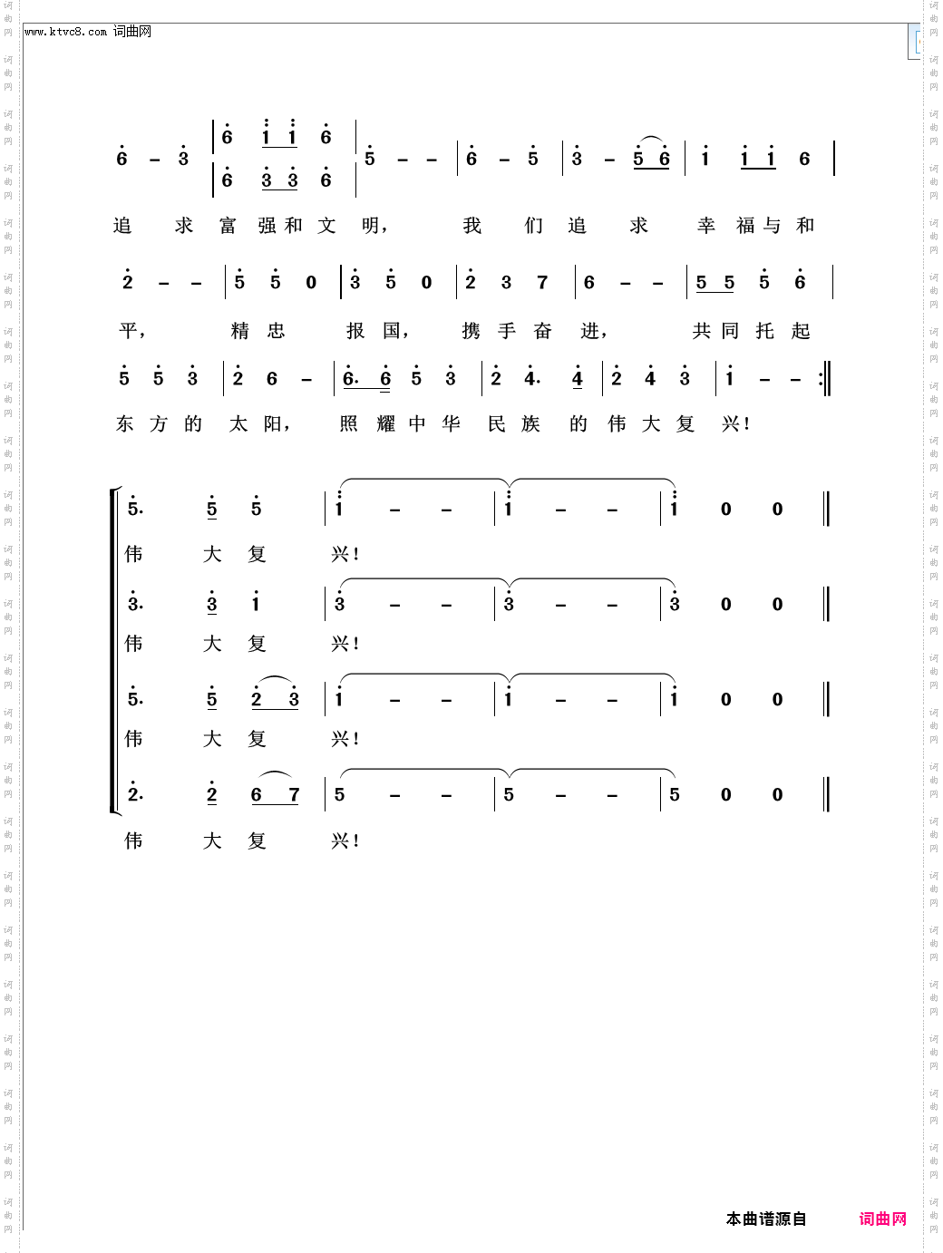 中国人民之歌_战役情