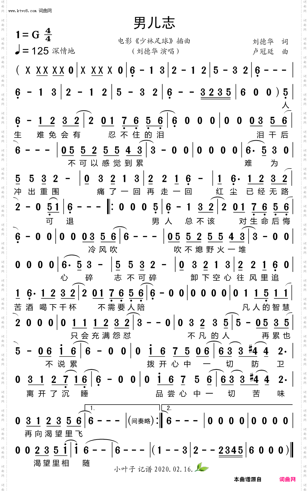 男儿志_电影《少林足球》插曲