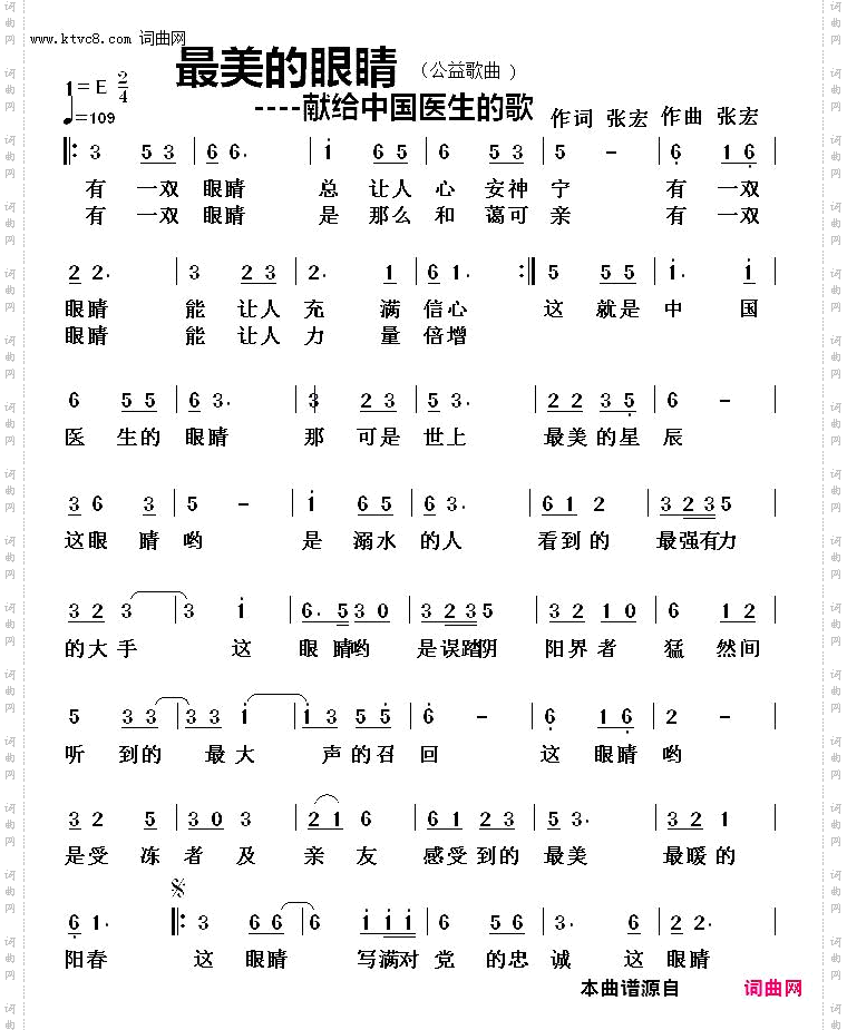 最美的眼睛_献给中国医生的歌