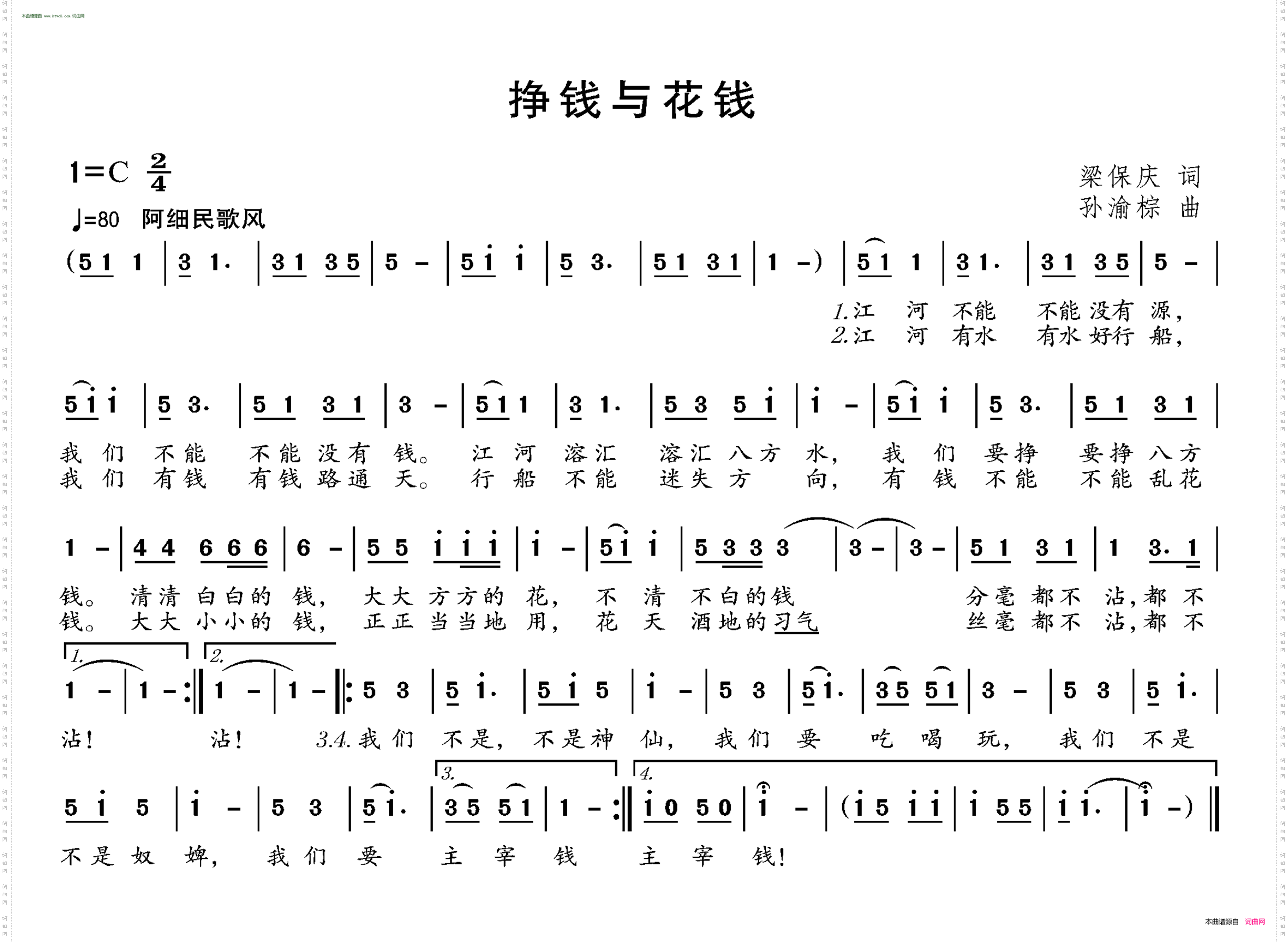 挣钱与花钱