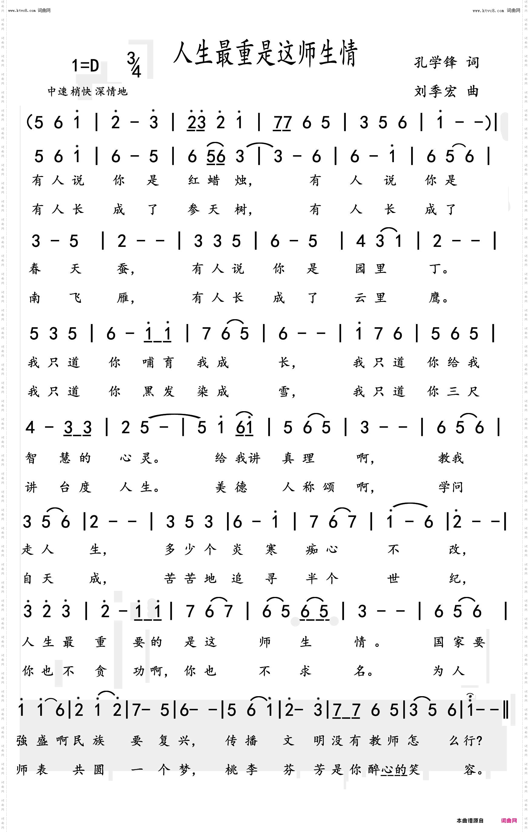 人生最重是这师生情_为纪念中国教师节而作