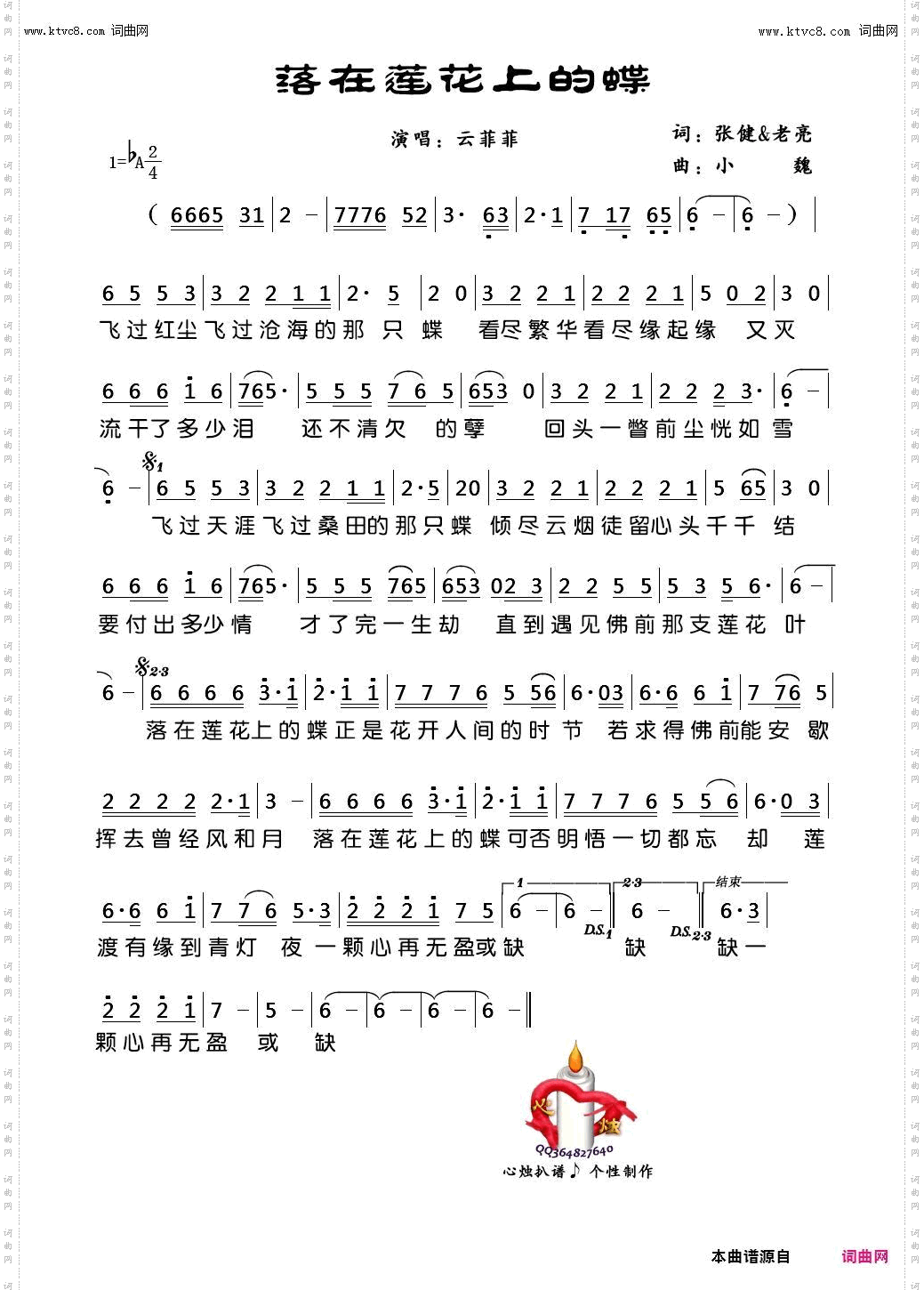 落在莲花上的蝶