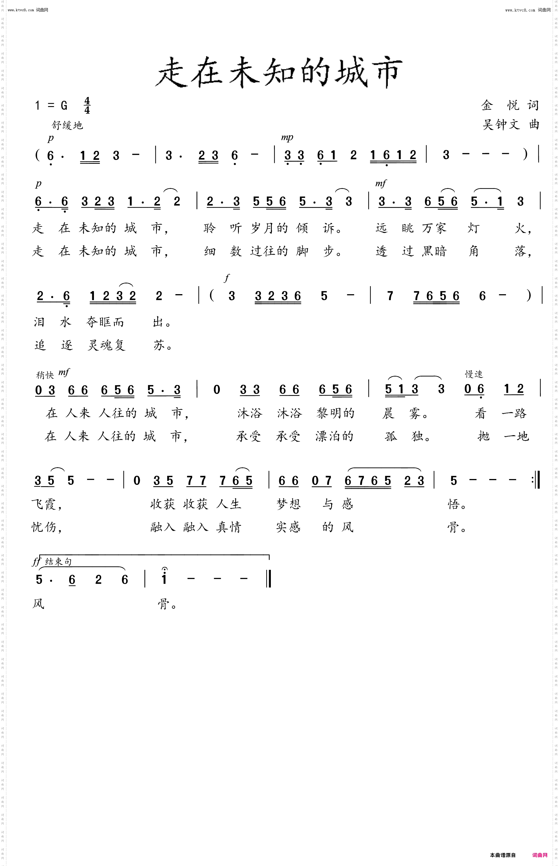 走在未知的城市