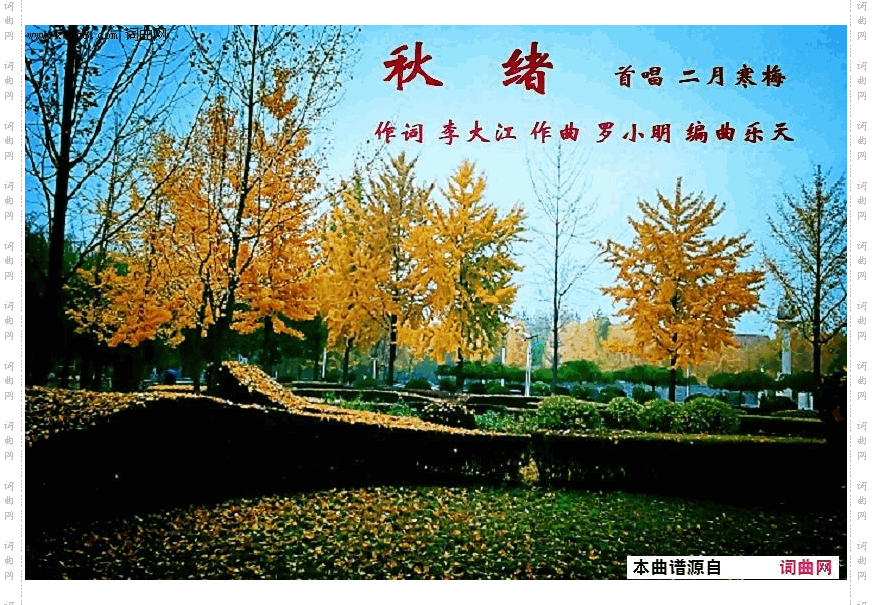 秋絮_二月寒梅唱、罗小明曲