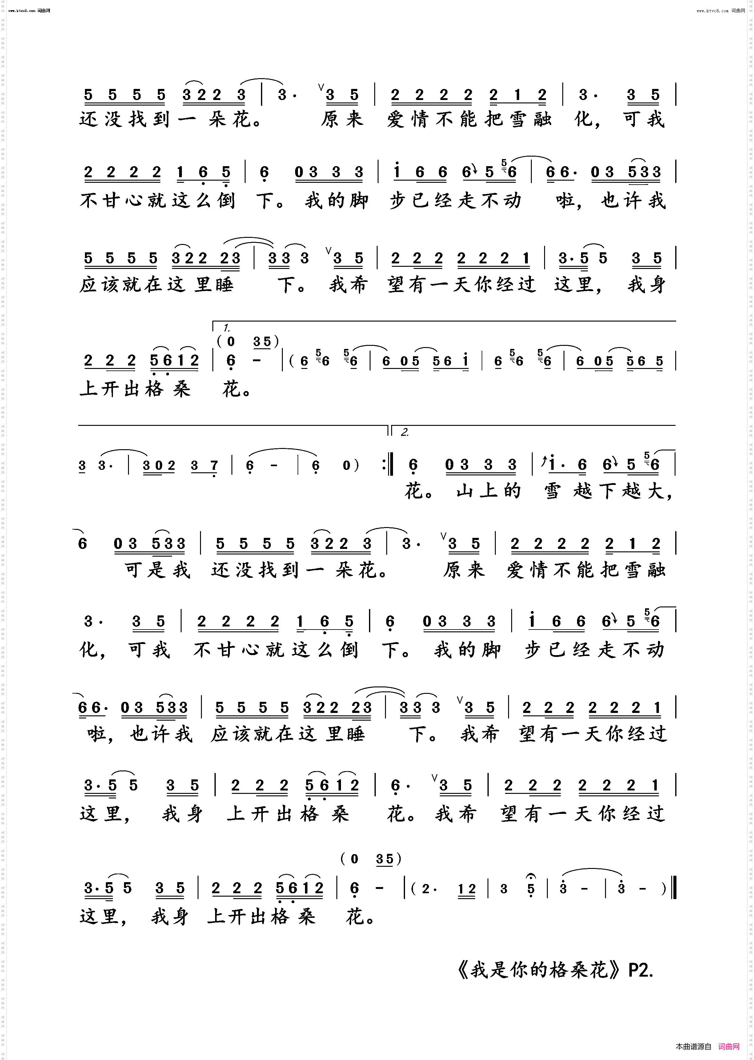 我是你的格桑花_王琪演唱版