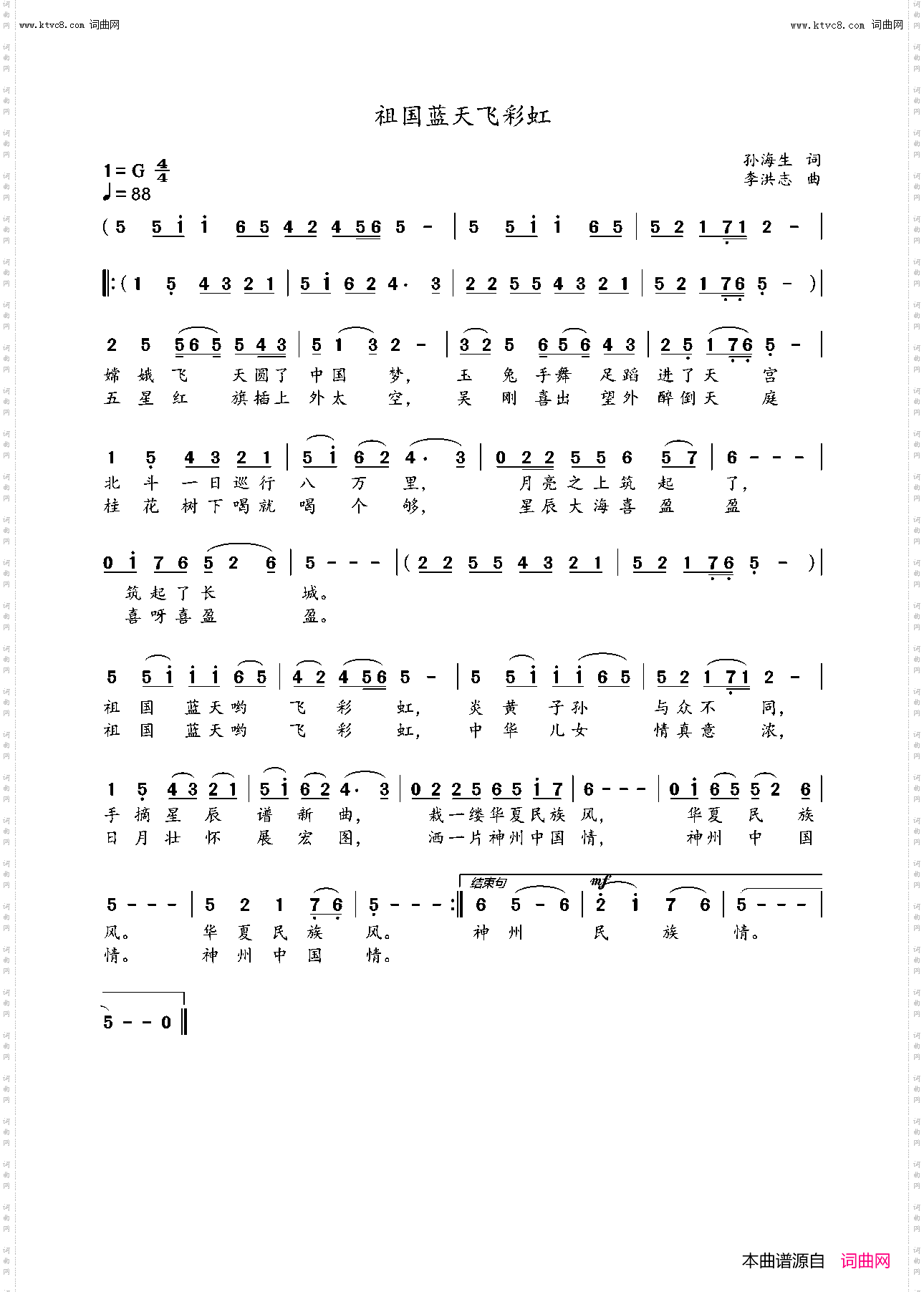 祖国蓝天飞彩虹