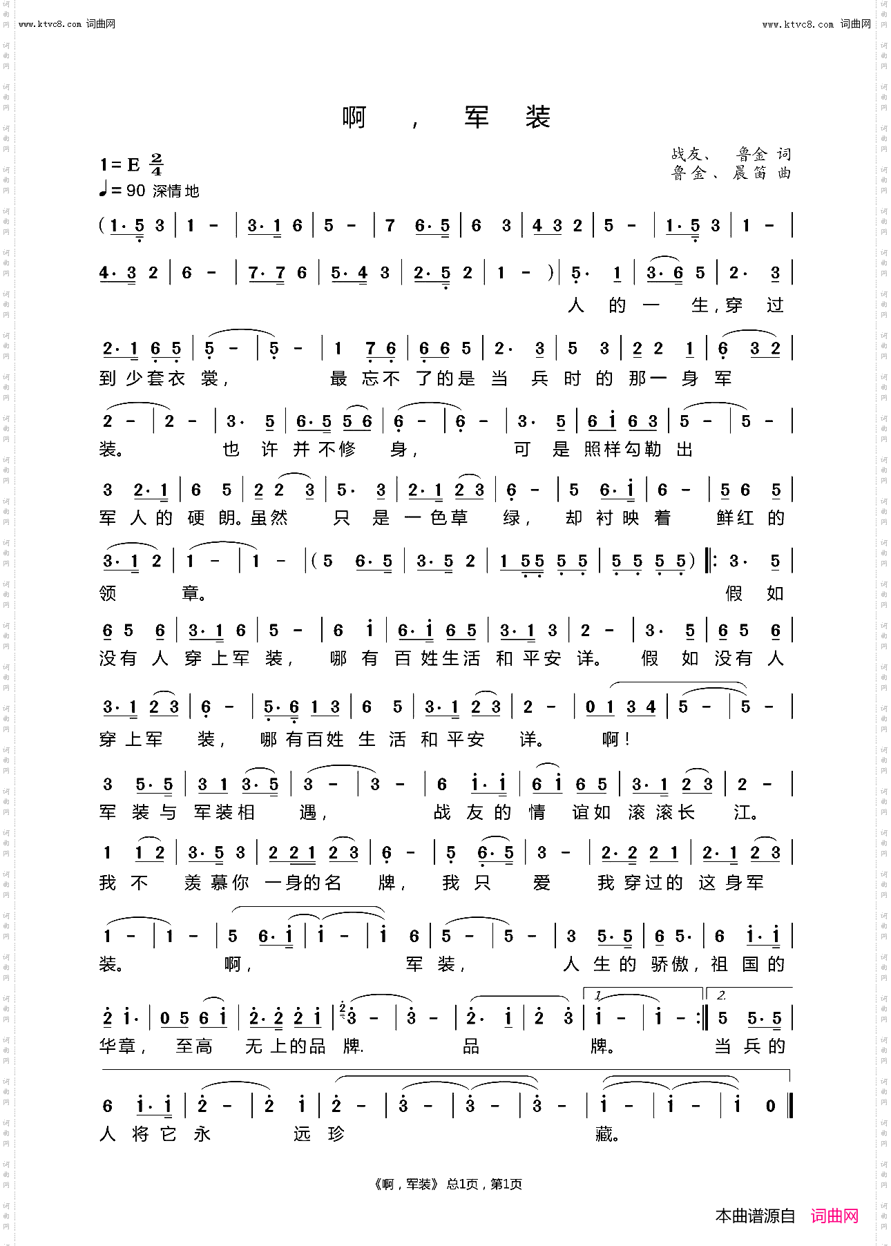 啊，军装