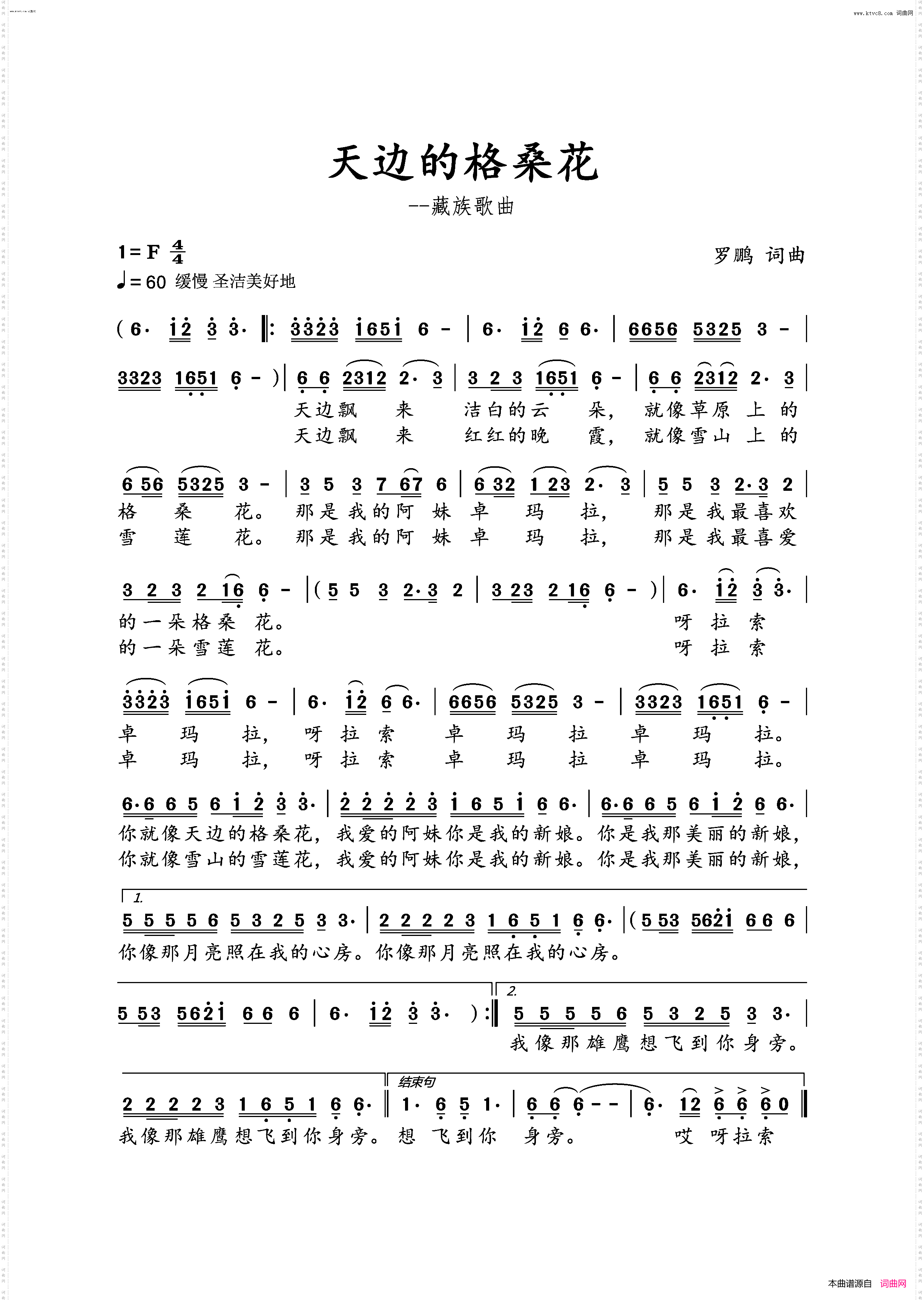 天边的格桑花