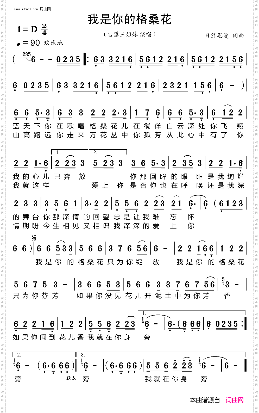 我是你的格桑花