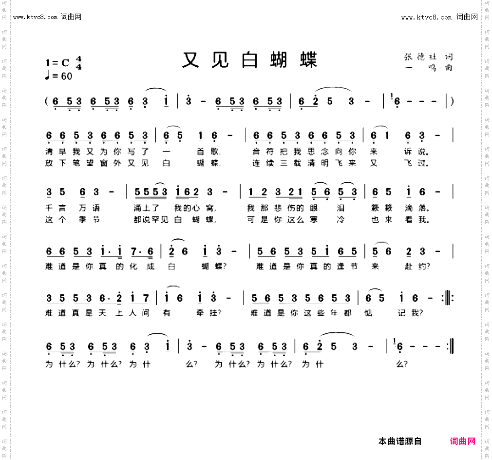 又见白蝴蝶