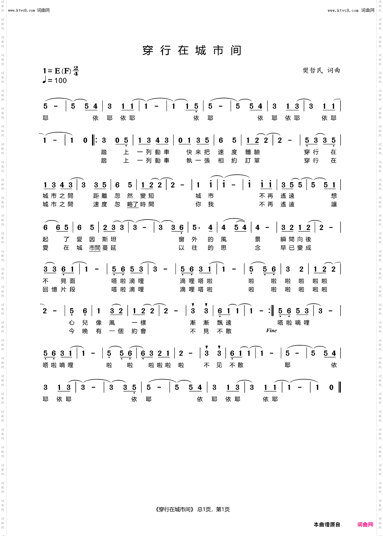 穿行在城市之间