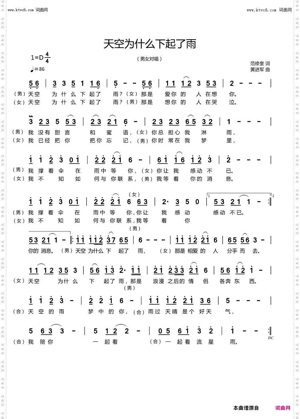 天空为什么下起了雨