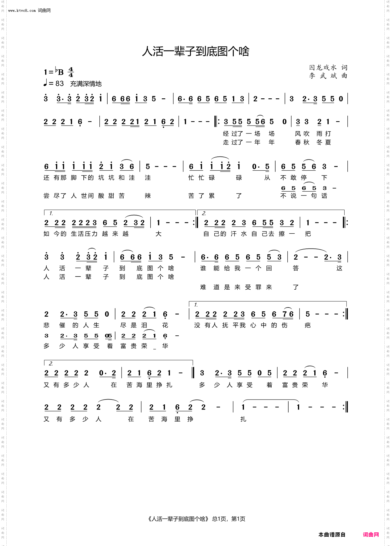 人活一辈子到底图个啥