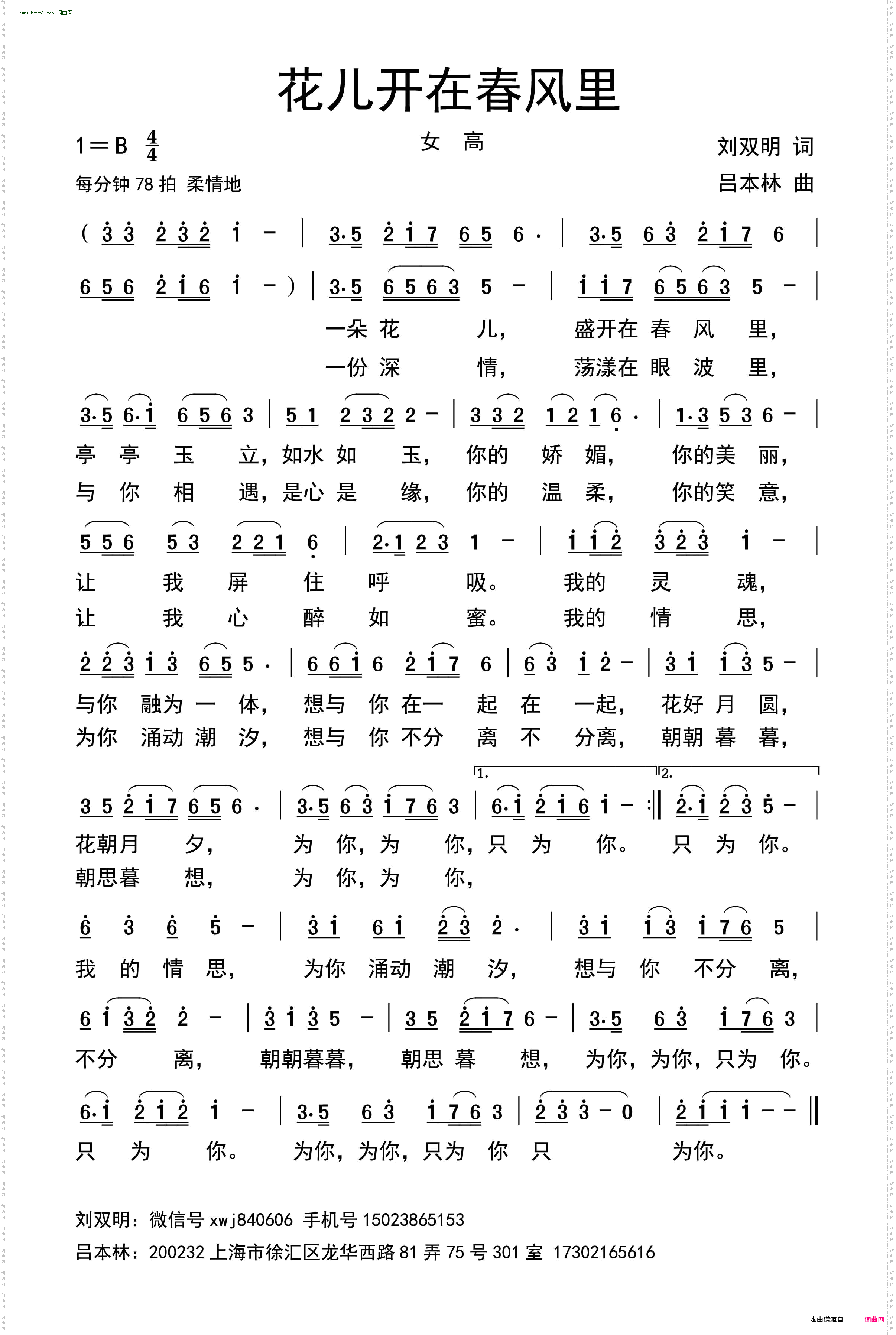 花儿开在春风里