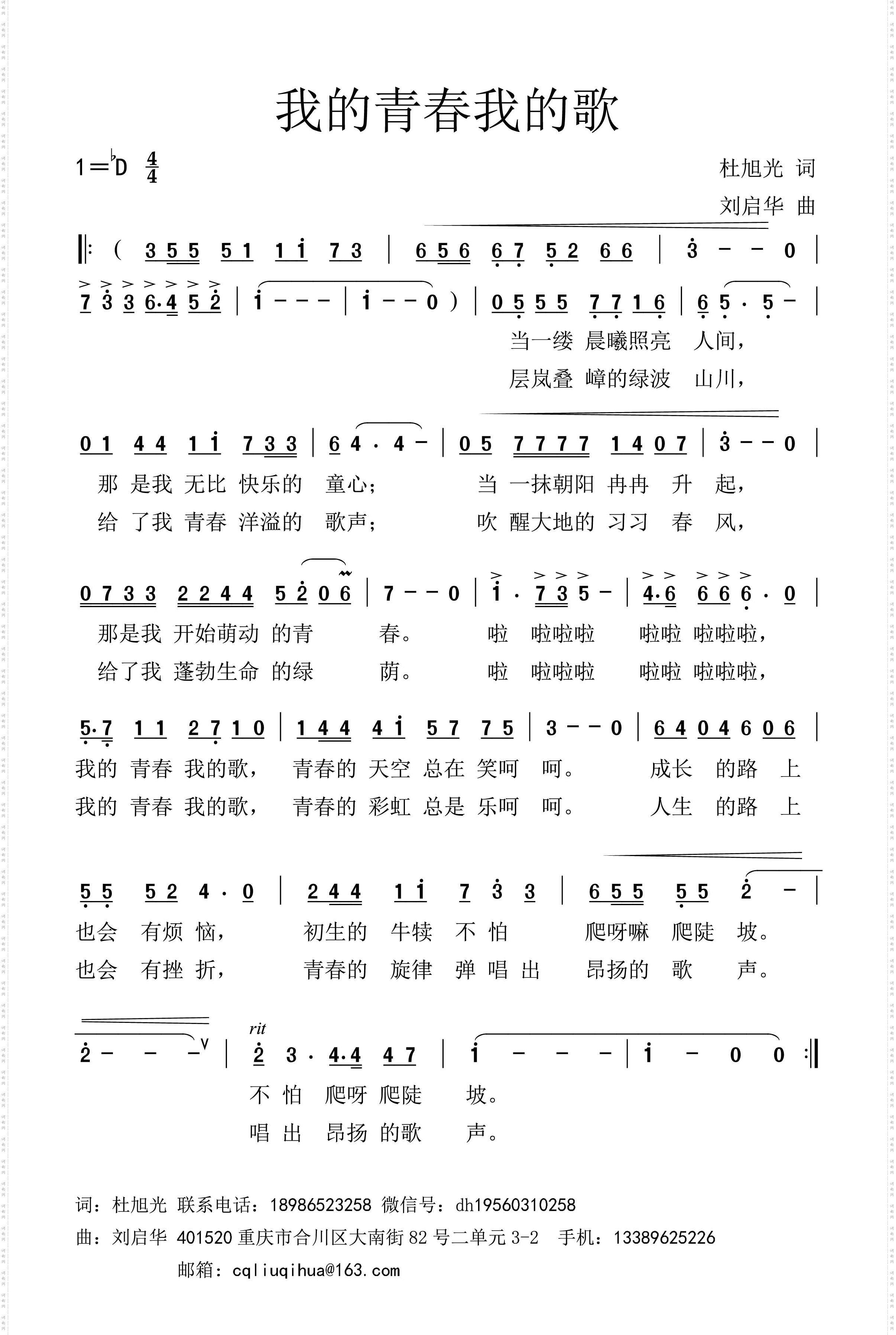 我的青春我的歌