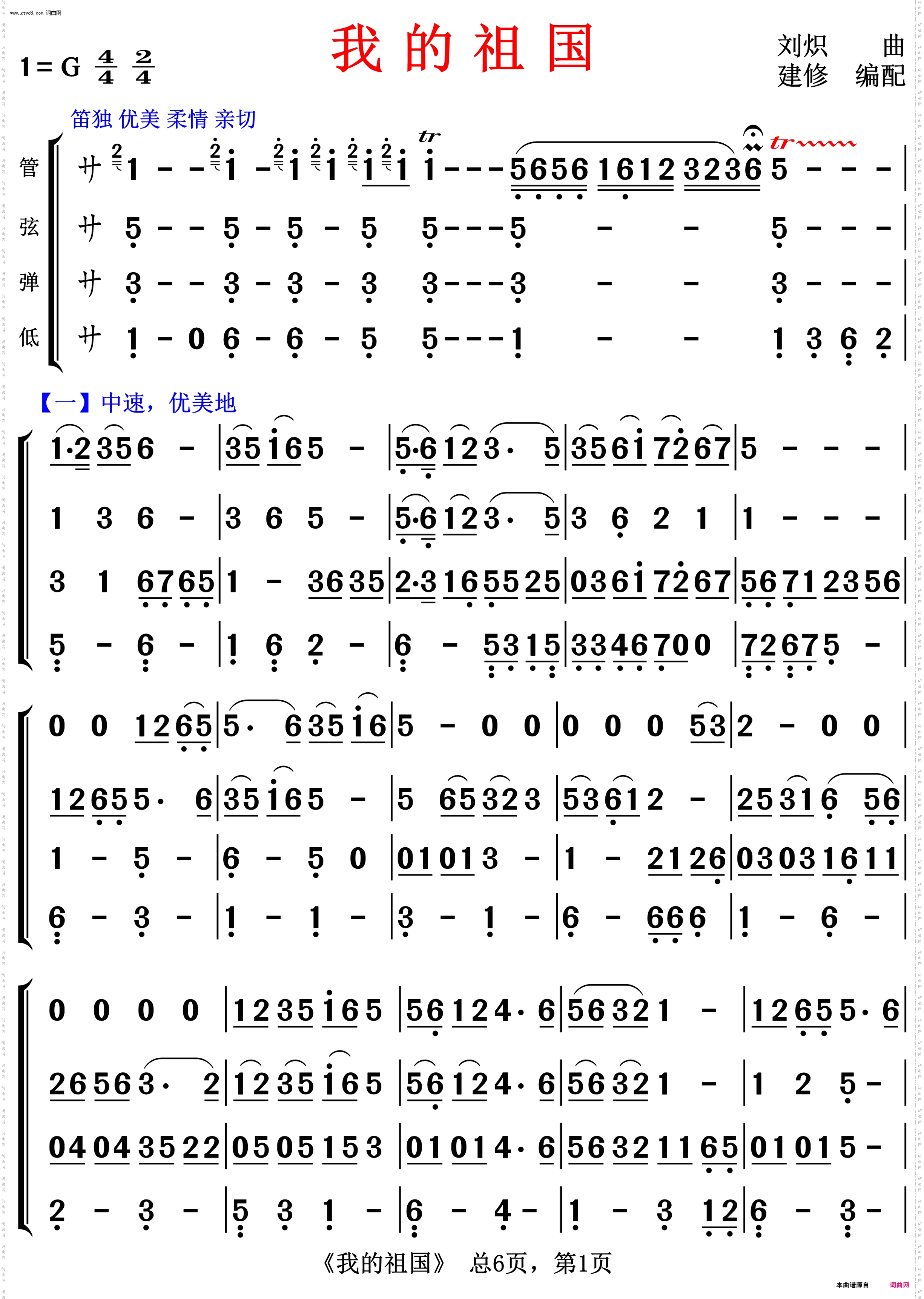 我的祖国_精典红歌