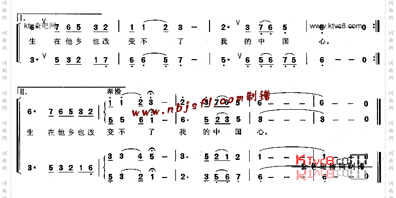 我的中国心
